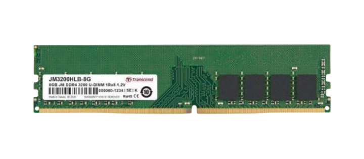 Оперативна пам'ять Transcend 8GB DDR4 3200MHz JetRam (JM3200HLB-8G)