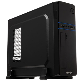Корпус Vinga CS312B 400W Black (CS312B)