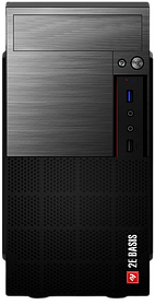 Корпус 2E Basis RD860 400 W Black (2E-RD8603U-400)