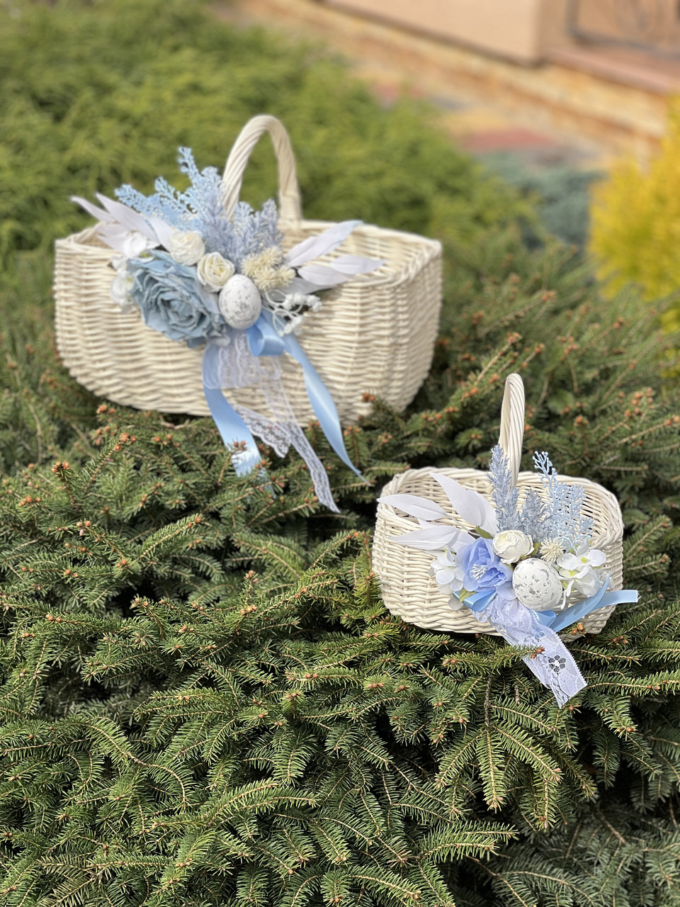 Набір декорованих корзин, фото 1