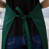 Фартух/передник для кухні з регульованим ремінцем і 3 кишенями YADILUN зелений (LB-181377), фото 10