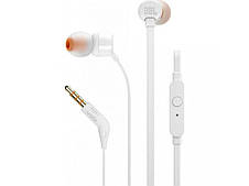 Навушники з мікрофоном JBL T110 White (T110WHT)