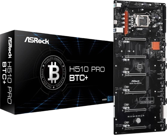 Материнська плата ASRock H510 Pro BTC+ LGA 1200 (H510 Pro BTC+)