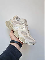 Жіночі Кросівки New Balance 9060 Cream Beige / Нью Беланс 9060 Кремові з Бежовим, фото 3