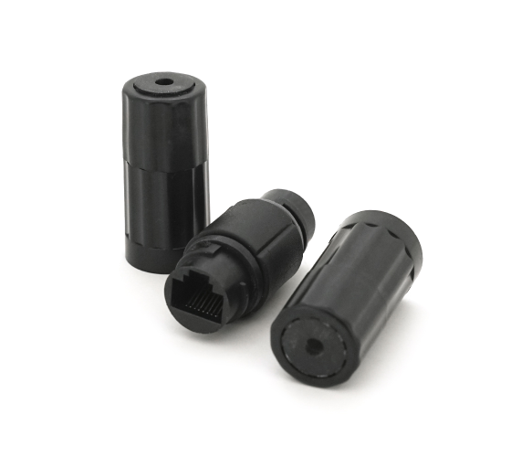 З'єднувач RJ45 8P8C IP68 мама/мама RJ45 для з'єднання кабелю,водонепроникний,