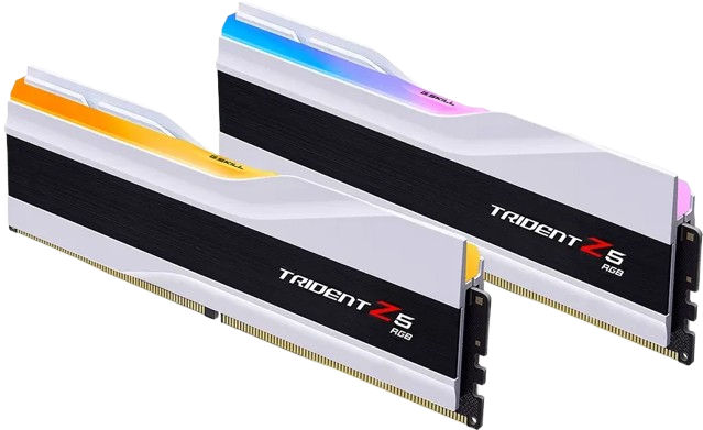 Оперативна пам'ять G.Skill 64GB (2x32GB) DDR5 6000MHz Trident Z5 RGB White (F5-6000J3040G32GX2-TZ5RW), фото 1