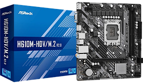 Материнська плата AsRock H610M-HDV/M.2 R2.0 LGA 1700 (H610M-HDV/M.2 R2.0)