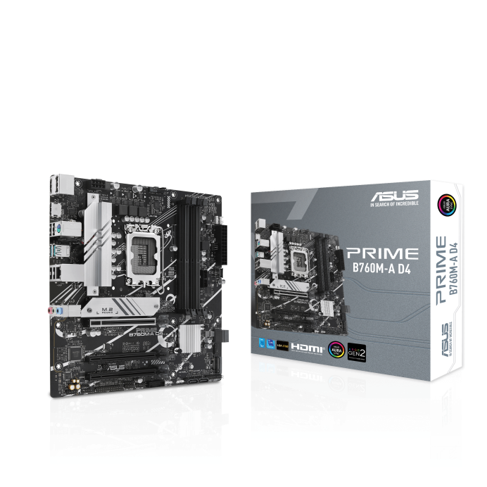 Материнська плата Asus B760M-A Prime D4-CSM LGA 1700 (PRIME B760M-A D4-CSM)