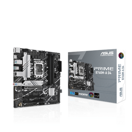 Материнська плата Asus B760M-A Prime D4-CSM LGA 1700 (PRIME B760M-A D4-CSM), фото 1