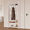 Передпокій для верхнього одягу та взуття, вішалка з гачками для дому W-5, фото 5