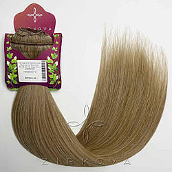 Натуральне Слов'янське Волосся на Заколках 45-50 см 110 грам, Мікс №2570/60B