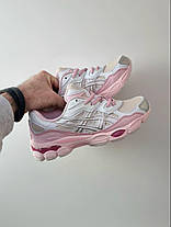 Жіночі Кросівки Asics Gel-NYC x Kicki Yang Zhang Beige / Асікс Гел-НІС Кікі Янг Чжанг Бежеві з Рожевим, фото 4