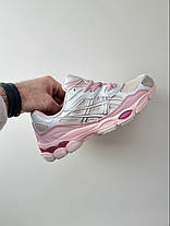 Жіночі Кросівки Asics Gel-NYC x Kicki Yang Zhang Beige / Асікс Гел-НІС Кікі Янг Чжанг Бежеві з Рожевим, фото 3