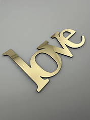 Топери дзеркальні Love