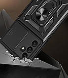 Ударостійкий чохол Camshield Serge Ring for Magnet для Samsung Galaxy S25 (SM-S931B), фото 3