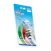 Лампа галоген Р15d-1 18, 18w (1 вус) біла (блістер)