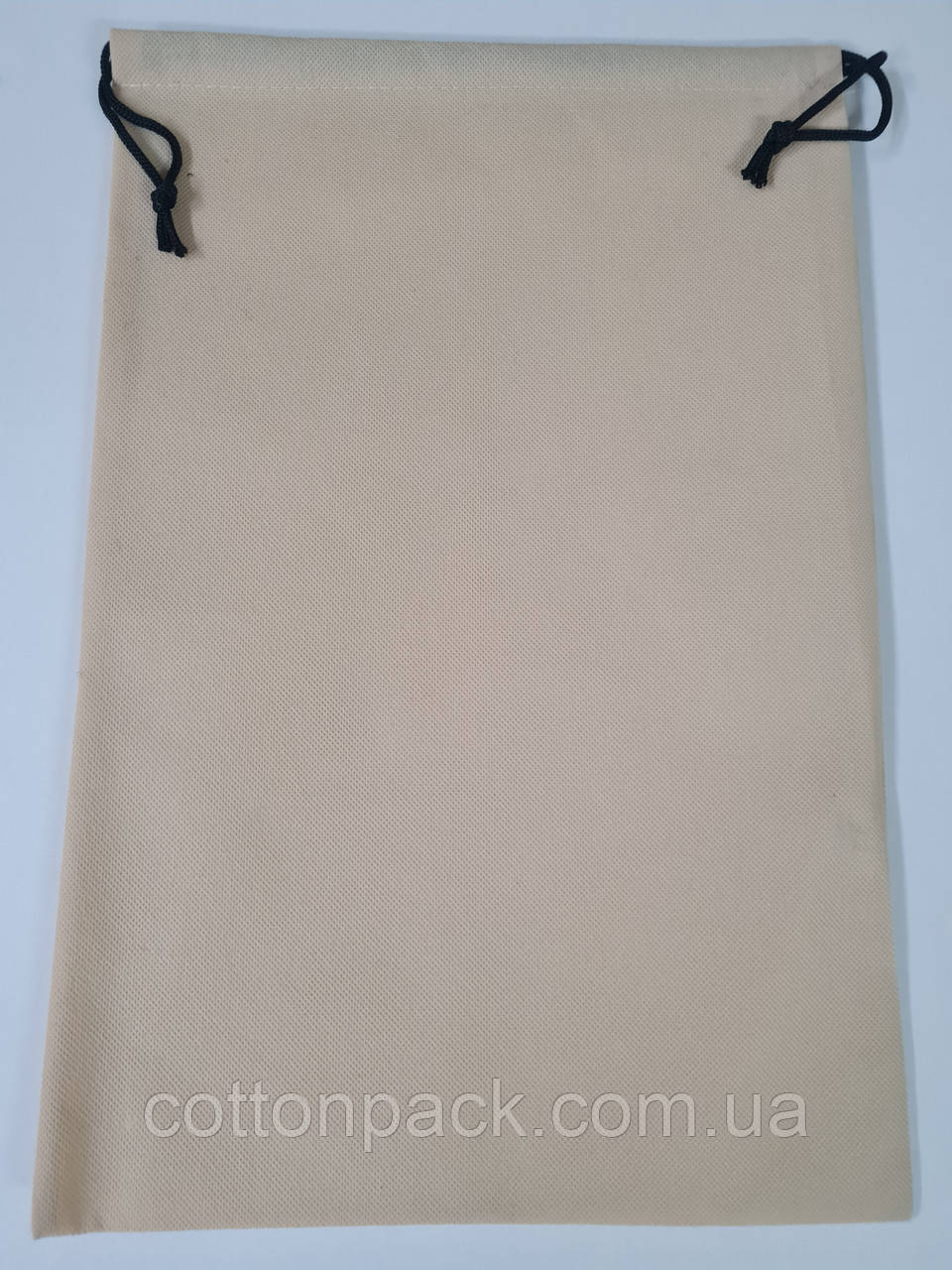 Мішок зі спанбонду 30*45 см. бежевий, фото 1
