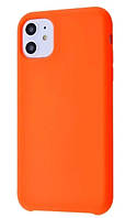 Чохол для iPhone 11 - Cиліконовий з мікрофіброю, Fruity Orange (2)