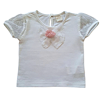 Футболка для дівчинки Ceremony by Wojcik 235845 молочний 74