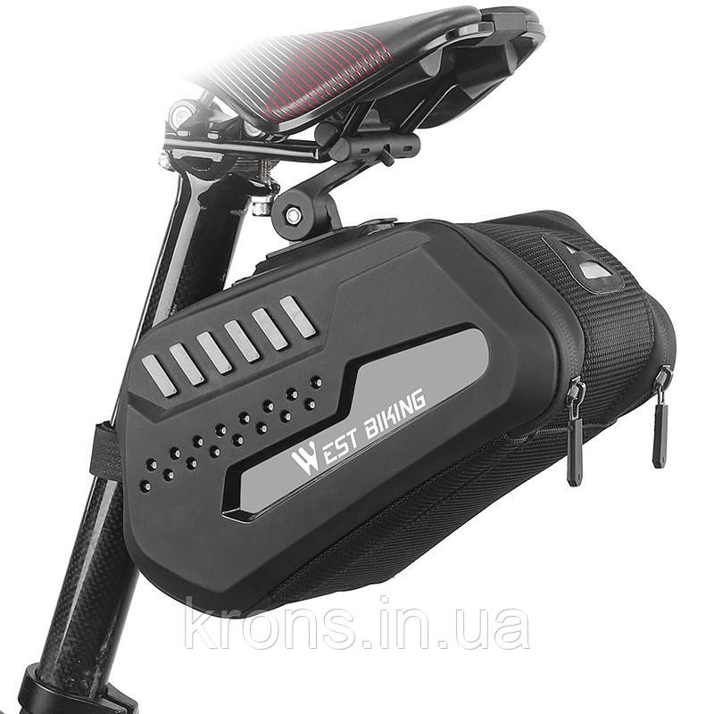 Велосумка West Biking YP0707306 сумка під сідло велосипеда Black