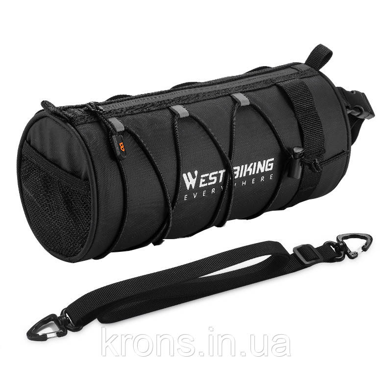 Сумка велосипедна West Biking YP0707367 велосумка на кермо Black