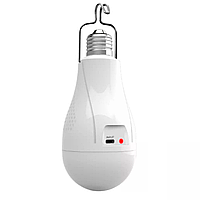 Світлодіодна LED лампа з акумулятором E05L, 2x18650, гак, ЗП Type-C