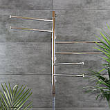 Рушникосушарка електрична 480х800 NAVIN Arabesque Sensor з таймером, поворотна, хром, гарантія, фото 4