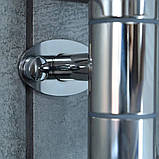 Рушникосушарка електрична 480х800 NAVIN Arabesque Sensor з таймером, поворотна, хром, гарантія, фото 5