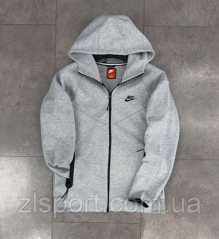 Кофта, зипка Nike Tech fleece з капюшоном, фото 1