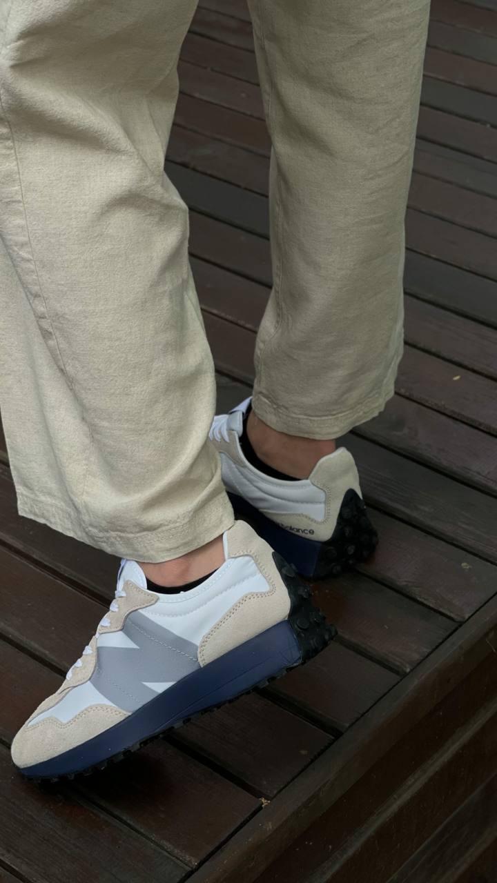 Кросівки чоловічі сірі New Balance 327 (12490)