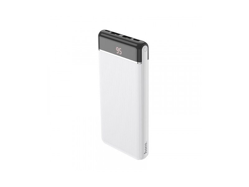 Зовнішній акумулятор (Power Bank) Hoco J59 Famous 10000 mAh White