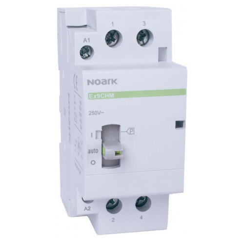 Модульний контактор з ручним керуванням Noark 63А 2NC 220-240V АС Ex9CH6302M 111694