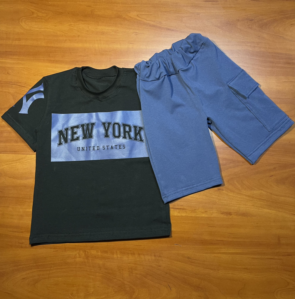 Дитячий літній костюм на хлопчика «New York»