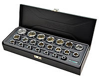 Whirlpower Набір головок 1/2" 22од.8-34мм мет.кейс, фото 2