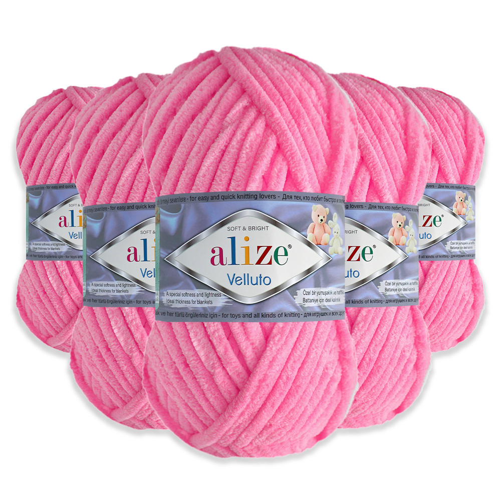 Упаковка Alize Velluto, Льодяник No121, 5 шт., фото 1