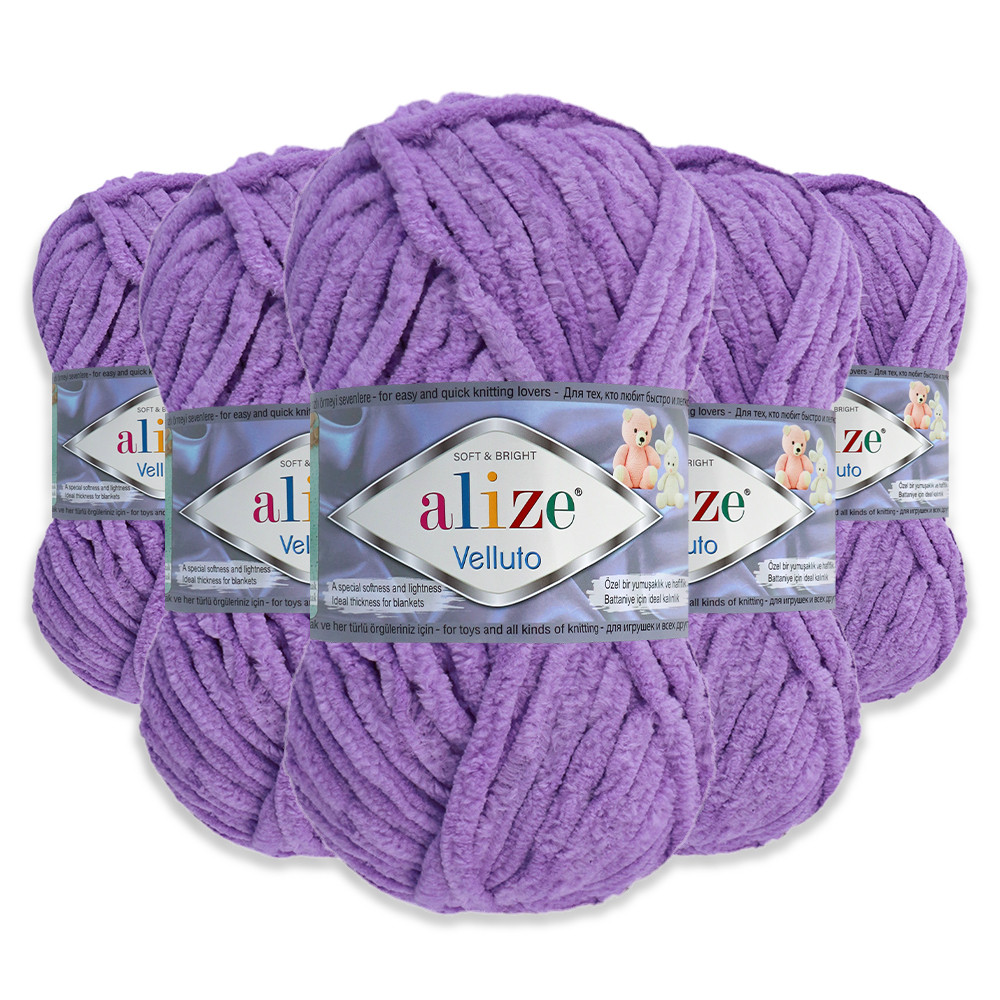 Упаковка Alize Velluto, Орхідея No43, 5 шт., фото 1