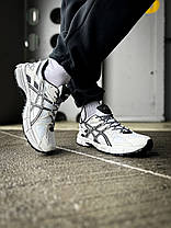 Кросівки Asics Gel-Kahana 8 White Black / Асікс Гел-Кахана 8 Білі з Чорним, фото 6