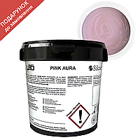 Молочний гель для нарощування Силкар Silcare LED Pink Aura 1 кг (HEMA/TPO free)