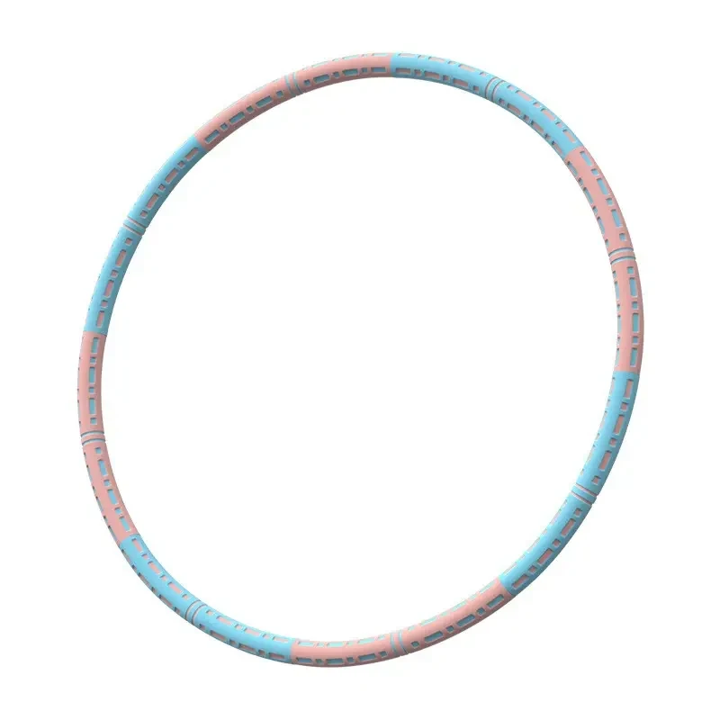 Складаний масажний обруч RIAS M-85 85см Pink-Blue (3_06177)