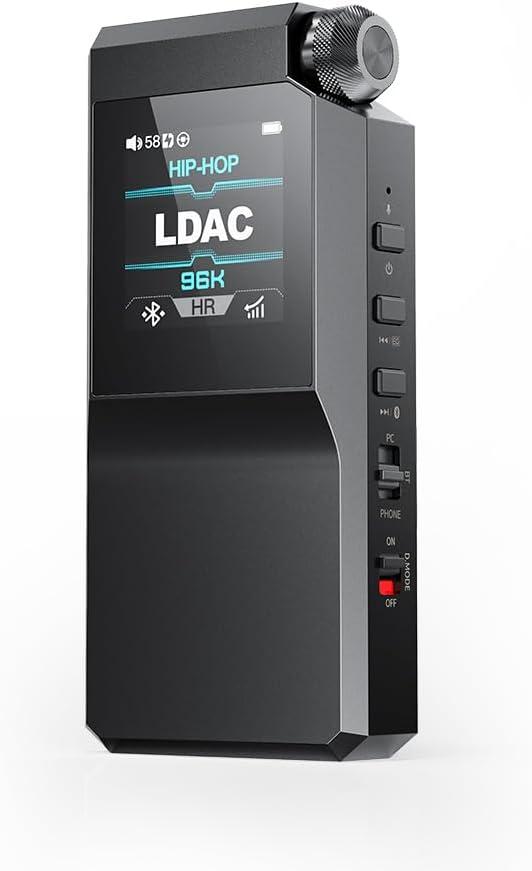 ⇒ FiiO BTR17 - блютуз підсилювач ресивер для навушників, ЦАП, DAC, ES9069Q aptX QCC5181 MQA LDAC, фото 1