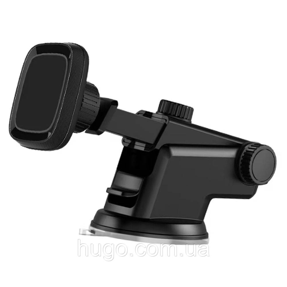 Магнітний автомобільний утримувач для телефону на присосці / Тримач телефону для авто, фото 1