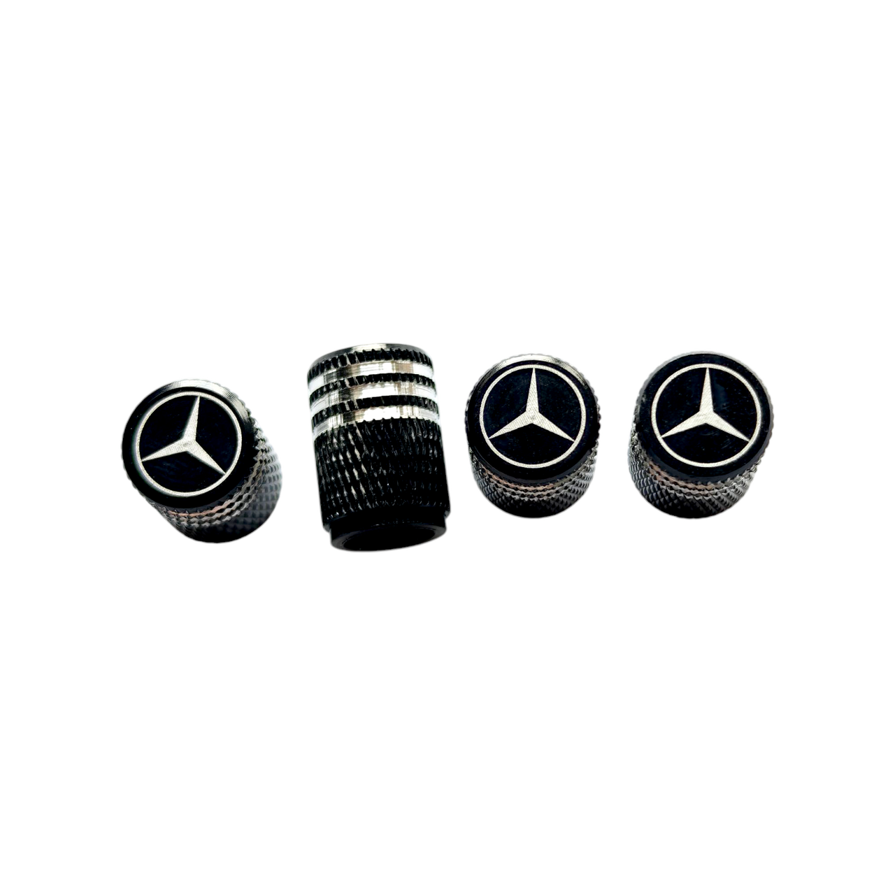 Металеві ковпачки на ніпель з логотипом Mercedes