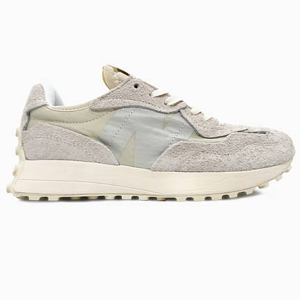 Жіночі кросівки New Balance 327 Casual Beige Взуття Нью Беланс 327 бежеві замша текстиль демісезон, фото 1
