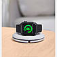 Тримач органайзер для бездротової зарядки Apple Watch Baseus Planet. White, фото 3