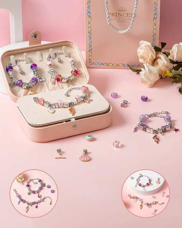 Набір прикрас для дівчинки DLS 1126 з органайзером, фото 1