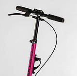 Самокат двоколісний "Skyper" SY-09588 (4) "Urbanist", ручні гальма, колеса PU 200мм, 1 амортизатор передній, підстаканник, фото 5