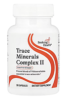 Seeking Health, Trace Minerals Complex II, Комплекс микроэлементов II, без железа и меди, 30 растительных кап