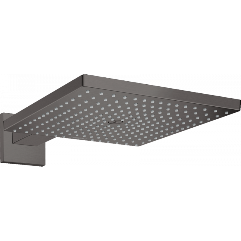 Верхній душ Raindance Select E 300 1jet Air з тримачем 390 мм Brushed Black Chrome (26238340)