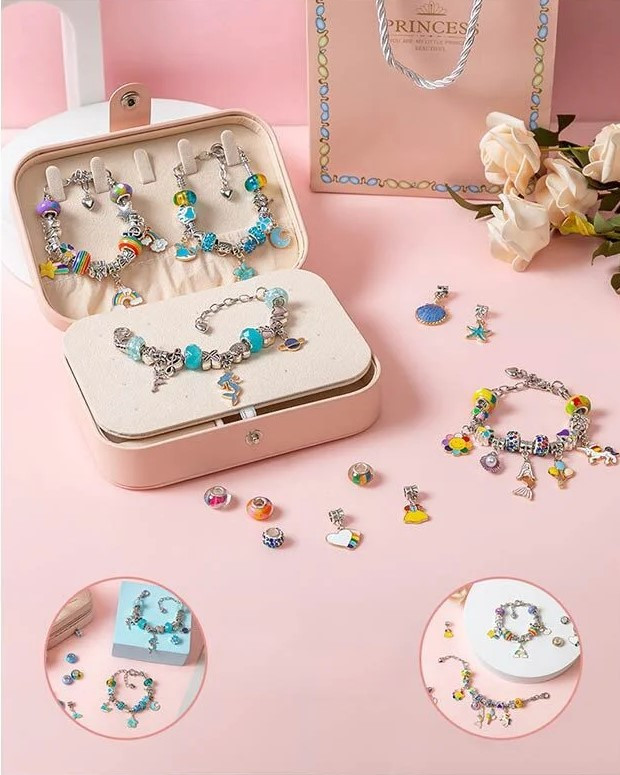 Набір прикрас для дівчинки DLS 1129 з органайзером, фото 1