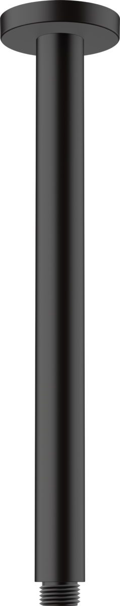Кронштейн для верхнього душу зі стелі Vernis Blend 300 мм Matt Black (27805670)